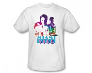 Miami Vice   Crockett And Tubbs Slim Fit Adult T Shirt In