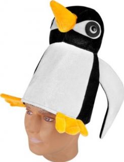 Adults Velvet Penguin Costume Hat Clothing