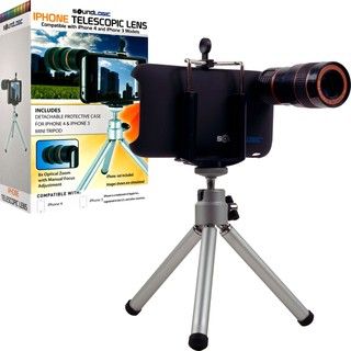 Telescopic 8x Lens and Tripod Kit for iPhone 3 & 4