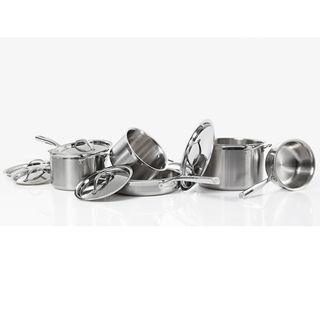Cat Cora 10 piece Stainless Steel Cookware Set