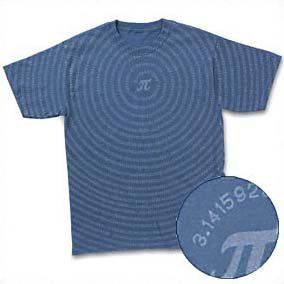 Spiral Pi T shirt Clothing