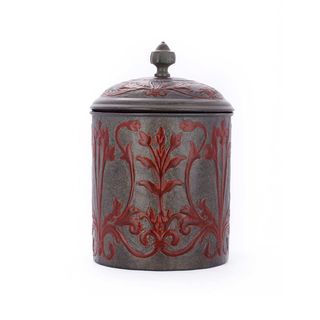 Old Dutch Art Nouveau 4 quart Cookie Jar