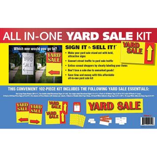All in one Yard Sale Kit (102 piece kit)