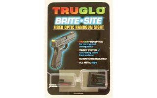 Truglo Fiber Optic Handgun Sight Set   S&W M&P, Red/Green
