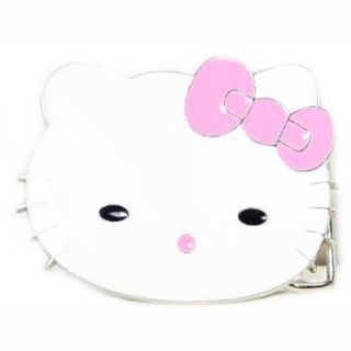 Hello Kitty with Pink Bow Belt Buckle Clothing