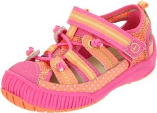 Stride Rite Rori Sandal (Toddler),Pink/Papya,6 W US Toddler Shoes