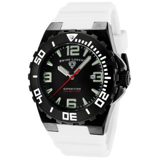 Swiss Legend Mens Expedition White Silicon Watch