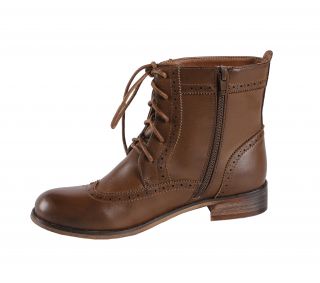 Womens Cowgirl 5 Combat Ankle Boots Today $43.99