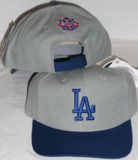 Los Angeles Dodgers Two Tone Grey / Blue Adjustable Velcro
