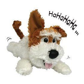Chuckle Buddies   Motion Activated Rolling Laughing Dog