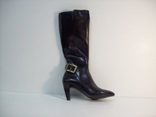 Liz Claiborne Tabitha Leather Boots (8.5M Brown) Shoes