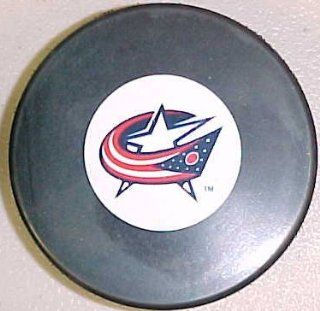 Columbus Blue Jackets NHL Team Logo Autograph Hockey Puck