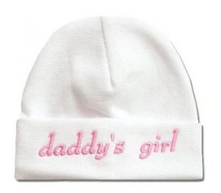 Itty Bitty Baby White Daddys Girl Cap Clothing