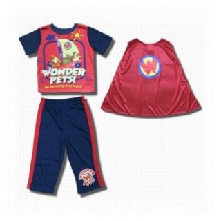 Wonder Pets 3 Piece Pajama set for Toddlers in Red/Navy