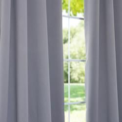 Grey Thermal Blackout 108 inch Curtain Panel Pair