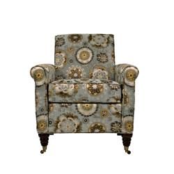 angeloHOME Harlow Vintage Tapestry Blue Chair