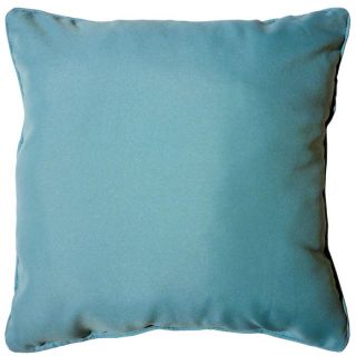 Coussin 60 cm x 60 cm, bleu turquoise, tissu polyester, rembourrage