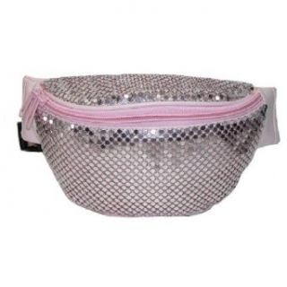 Sequin Fanny Pack   Solid Colors (Pink) Clothing
