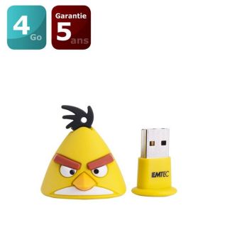 EMTEC USB 2.0 A101 4GB Angry Birds Yellow Bird   Achat / Vente CLE USB