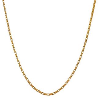 10k Pink Gold 18 inch Box Chain Necklace (1 mm)