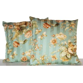 Butterfly Floral Decorative Pillows (Set of 2)