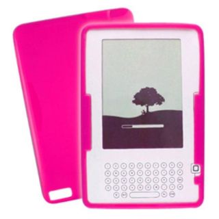 Kindle II E book Protective Rubber Skin (Pink)