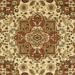 Lyndhurst Collection Ivory/ Rust Rug (8 Square)