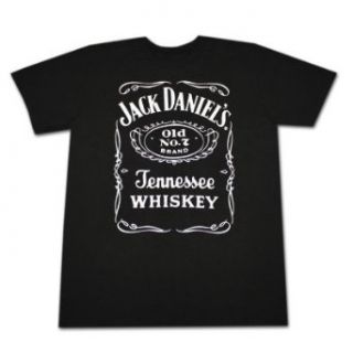 Jack Daniels Classic Whiskey Logo Black Graphic TShirt