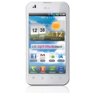 LG P970 OPTIMUS BLACK Blanc   Achat / Vente SMARTPHONE LG P970 OPTIMUS