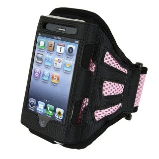 BasAcc Pink Apple iPhone/ iPod Touch Deluxe Armband Case