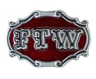 FTW Belt Buckle   Red Clothing