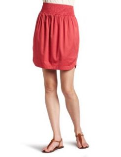 French Connection Womens Annabell Cotton Skirt, Red, 0