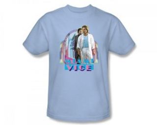 Miami Vice   Miami Heat Slim Fit Adult T Shirt In Light