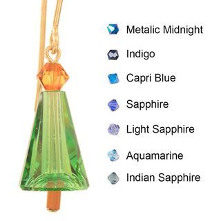 Ardent Designs Crystal Christmas Tree Earrings