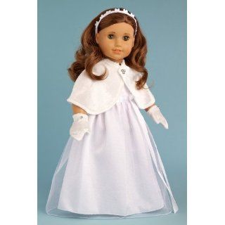 Matching Headband and White Leather Dress Shoes   18 Inch Doll Clothes
