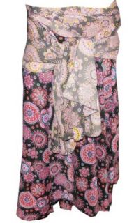 Kariza Vintage Wrap Indian Skirt/ Dress#fx 101 Clothing