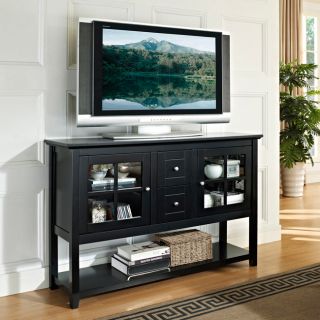 Black 52 inch Wood Console Table TV Stand Today $387.99 4.7 (7