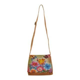 Anuschka Womens Scallop Flap Bag ANNA by Anuschka