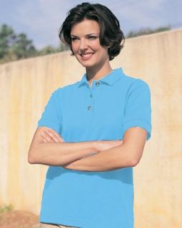com Tri Mountain Womens Pique Golf Short Sleeve Shirt. 102 Clothing