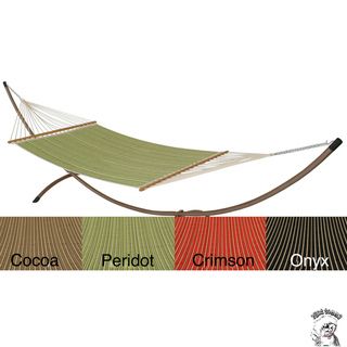 PHAT TOMMY Sunbrella Harwood Deluxe Quilted Reversible Hammock & Stand