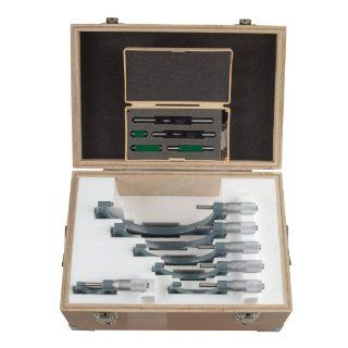 Mitutoyo 103 933, 0   6 X .0001 Outside Micrometer Set, with