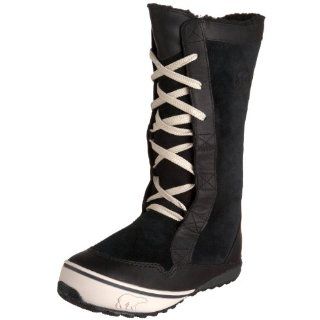 Womens Mackenzie Lace Tall NL1607 Boot,Black/Stone,10 M US Shoes