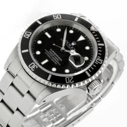 Pre owned Rolex Mens Stainless Steel Submariner Watch