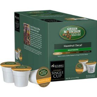 com Green Mountain Hazelnut DECAF Coffee 108 K Cups