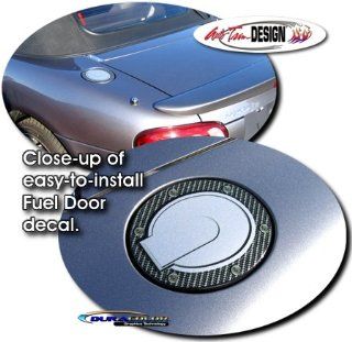Mazda MX 5 Miata Simulated Carbon Fiber Fuel Door Decal 1 1990   2005