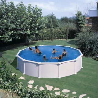 ATLANTIS Piscine laquée blanche 550 x 132 cm   Achat / Vente KIT