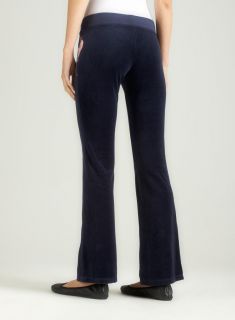 Juicy Couture Skinny Flare Velour Pant W/Bow
