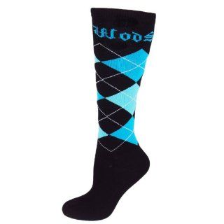 MOXY Socks Knee High Blue Argyle WOD Sox CrossFit Socks