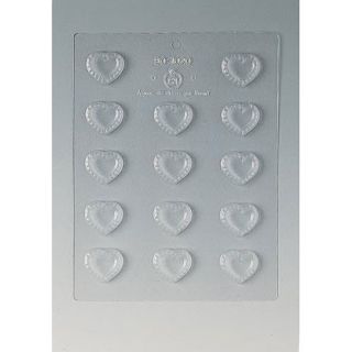 Paderno Fluted Heart 1.125 inch Chocolate Mold