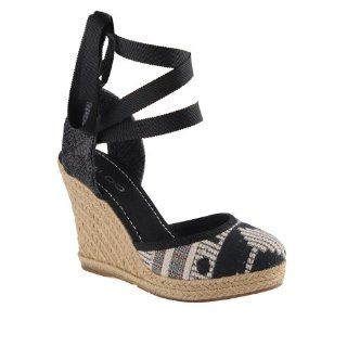 BLACK AND WHITE WEDGES   Women Shoes